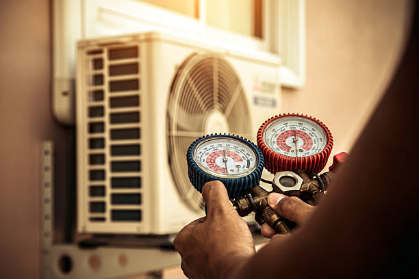 Professional Ductwork Repair technician working in Lake Jackson, TX